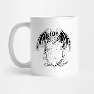 Dragon With Shield Mug